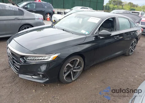 2022 Honda Accord Sport from USA, damaged, VIN 1HGCV1F34NA076779